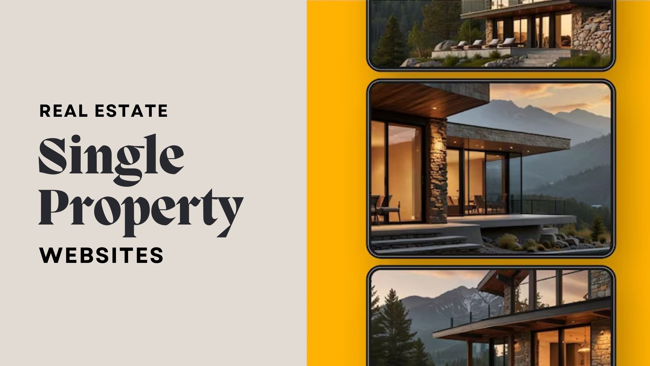 Real Estate Single Property Websites
